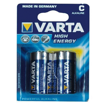 Varta Longlife Power C Alkaline LR14 1,5V blister van 2 stuks (371130)
