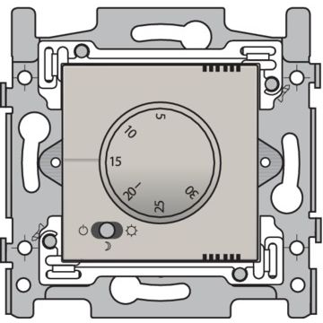 Niko elektronische thermostaat 230V - lichtgrijs (102-88001)