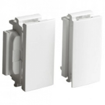 Legrand DLP snap-on wandgoot kunststof soluclip - wit per set 2 stuks (075690