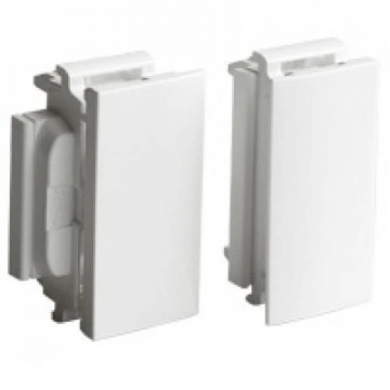 Legrand DLP snap-on wandgoot kunststof soluclip wit RAL 9003 - per set 2 stuks (075690)