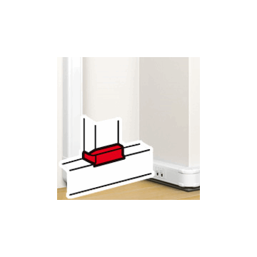Legrand DLP snap-on wandgoot T-stuk 80mm wit (075671)