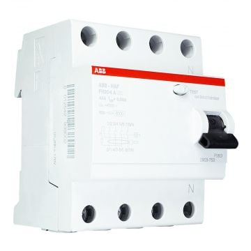 ABB aardlekschakelaar 4-polig 40A 30mA type A (0903.753)