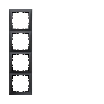 Hager afdekraam 4-voudig - S.1 antraciet mat (10149949)