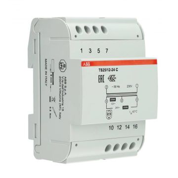 ABB Systeemcomponenten beltrafo 25VA 4 M TS 25/12-24C t.b.v. Ring deurbel en Nest Hello systemen (TS 25/12-24 C)