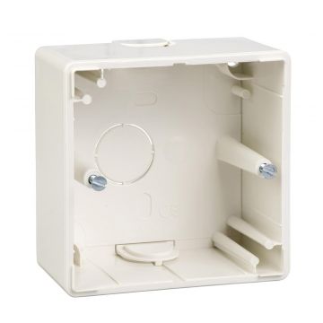 ABB Componenten M-Smart opbouw behuizing 1-voudig - polarwit (MTN512119)