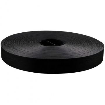 MEPAC tweezijdig klittenband 13mm zwart flexibel rol 22,5m (456602)
