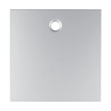Hager centraalplaat voor trekschakelaar en trekimpulsschakelaar - S.1 aluminium (11461404)