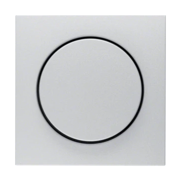 Hager draaiknop dimmer - S.1 aluminium (11371404)
