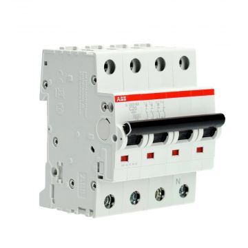 ABB installatieautomaat 3polig+N 6 kA Automaat C kar 20A (S203-C20NA)