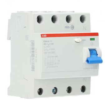ABB aardlekschakelaar 4p 40A 300mA (F204 A-40/0.3)