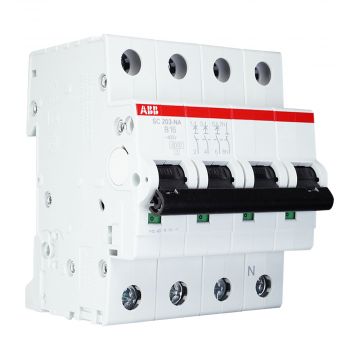 ABB krachtgroep 3-polig+nul 16A B-kar (SC203-B16NA)