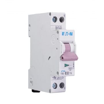 Eaton installatieautomaat 1-polig+nul 32A B-kar (263167)