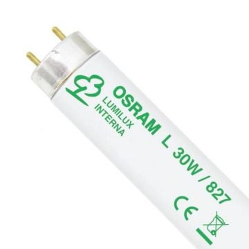 Osram Lumilux buisvormige fluorescentielampen van 26 mm met G13 lampvoet (4050300518077)