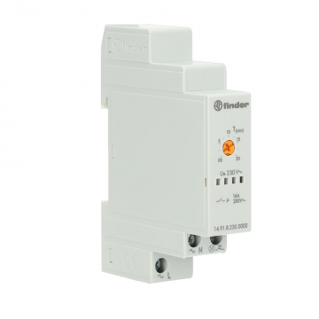 Finder trappenhuisschakelaar 0.5-20min 6A 230VAC 1 maak (14.91.8.230.0000)