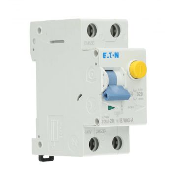 Eaton aardlekautomaat 1-polig+nul 20A B-kar 30mA (236239)