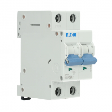 Eaton installatieautomaat 2-polig 20A C-kar (242881)