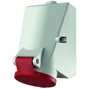 Mennekes CEE wandcontactdoos 4-polig 400V 6H 16A IP44 TwinCONTACT (418)