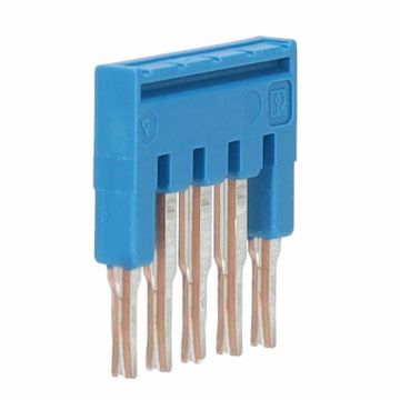 Phoenix Contact doorverbindingsbrug voor rijgklem 5-polig 3,5 mm - blauw (FBS 5-3,5 BU)