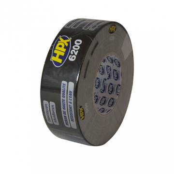 HPX duct tape 50mm x 50 meter zwart (CB5050)