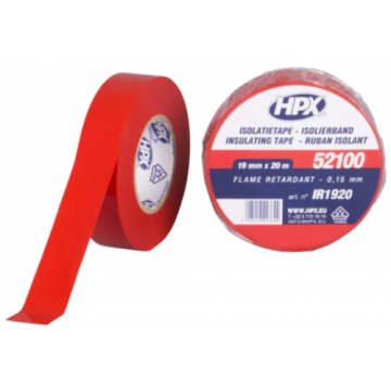 HPX isolatietape 19mm x 20 meter rood (IR1920)