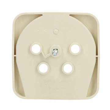 EMAT cetnraalplaat telefoon PTT - creme (EMATS006)