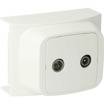 ATTEMA K40 wisselschakelaar opbouw wit (AT9224)