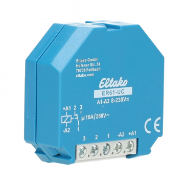 Eltako ER61-UC - schakelrelais 1 CO potentiaalvrij 10A/250V (61001601)