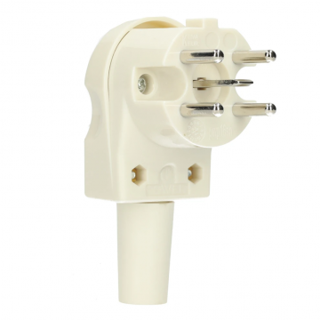 Power Perilex stekker 16A crème haaks