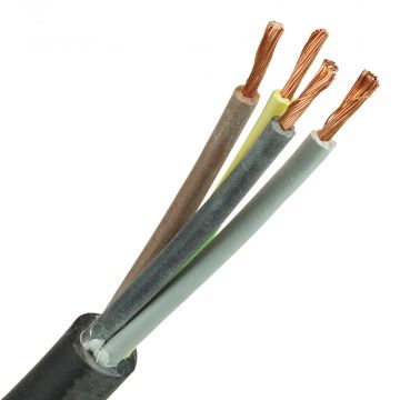 Neopreen kabel H07RNF 4x2.5 per meter