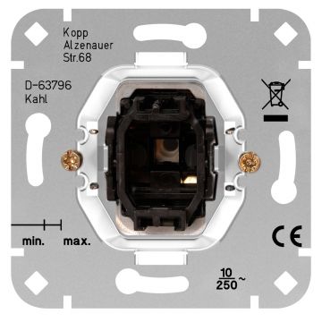 Kopp sokkel kruisschakelaar inbouw (503700009)