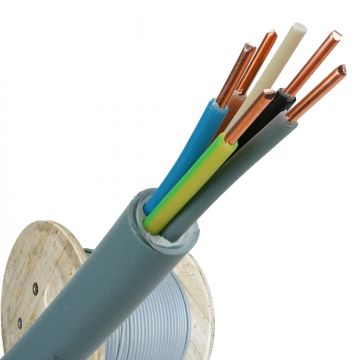 YMvK kabel 5x2.5 per haspel 500 meter