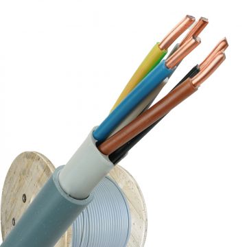 YMvK kabel 5x1.5 per haspel 500 meter