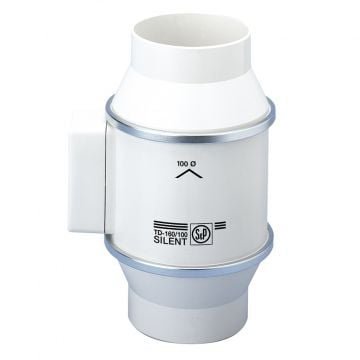 Soler & Palau buisventilator 100mm 178m3/h (TD-160/100 N SILENT)