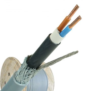 YMVK-as grondkabel 2x4 per haspel 500 meter