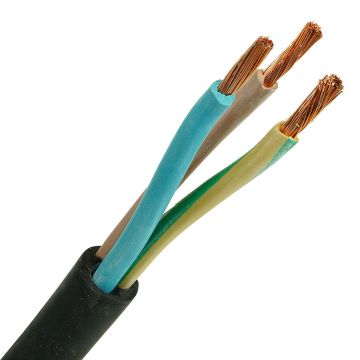 neopreen kabel H07RNF 3x25 per meter