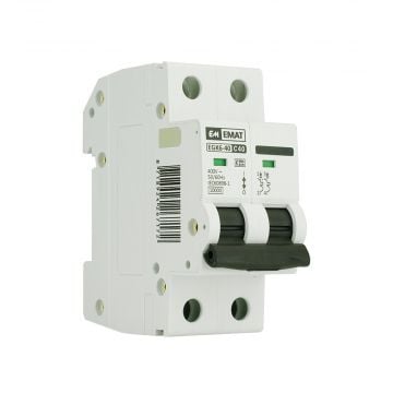 EMAT installatieautomaat 2-polig 40A C-kar (85001023)