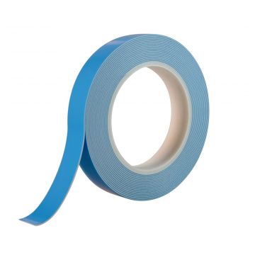 HPX dubbelzijdig tape 19mm x 5 meter wit (KT1905)