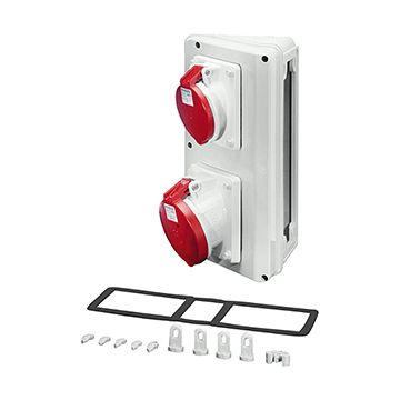 Hensel Mi CB 15 connection box 1x32A 1x63A 5-polig 300x150x170mm (BxHxD)