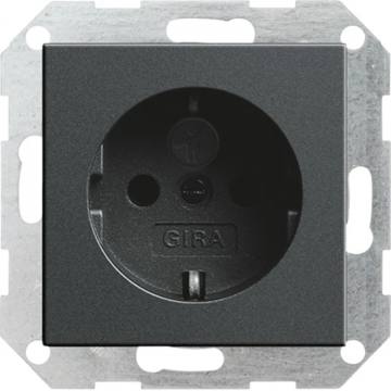 Gira stopcontact - systeem 55 antraciet (45328) 401172842