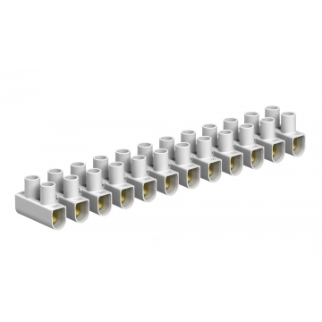 OBO kroonsteen 12-voudig 10.0mm2 - wit (76 CE WS/EKL 2 S)