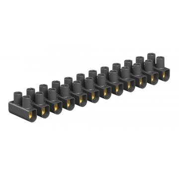 OBO kroonsteen 12-polig 10mm2 - zwart (76 CE SW/EKL 2 S)