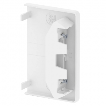 OBO wandgoot Rapid 80 eindstuk 70x110mm zuiver wit RAL 9010 (GK-E70110RW)