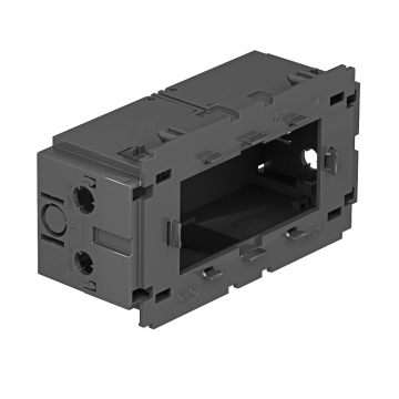 OBO apparatuurinbouwdoos 2-voudig voor module 45 140x76x51 - grijs (71GD13)
