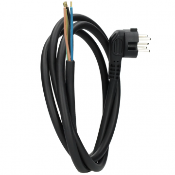 Power perilex Aansluitsnoer met stekker 2 Meter (5x1,5mm2 Neopreen)