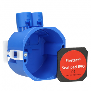 ABB HAF perilex hollewanddoos 16/19/20mm 50mm (HW180-F) + 1 Firetect seal pad