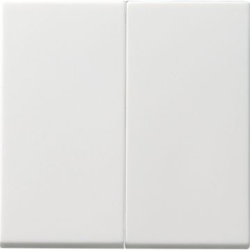 Gira tastschakelaar serie 2-voudig - systeem 55 zuiver wit glanzend (091503)