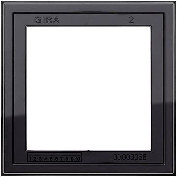 Gira montageadapter voor afdekraam Gira E2 voor vlakke inbouw - zwart (131105)