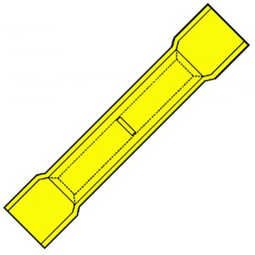 KLEMKO A 4652 SK - geïsoleerde Stootverbinder voor draad 4,0-6,0 mm2 per 100 stuks