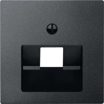 Merten by Schneider Electric Systeem M centraalplaat UAE/IAE 1-voudig - antraciet mat (MTN298314)