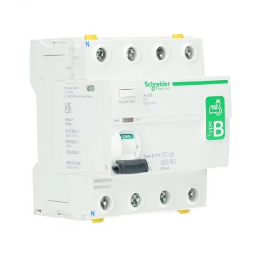 Schneider Electric aardlekschakelaar 4P 63A 30mA type B (A9Z51463)